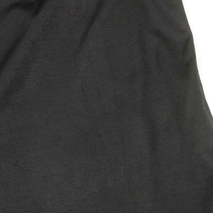 【中古】ジョルジオアルマーニ GIORGIO ARMANI コットンジャージー スタンドカラー ダブルジップ カジュアルシャツ ブラック【 38 】【 状態ランクC 】【 メンズ 】