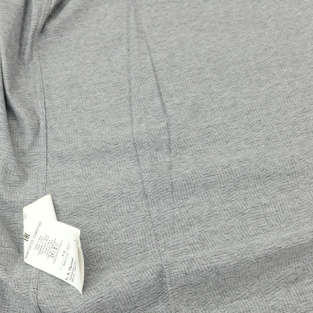 【中古】ジョルジオアルマーニ GIORGIO ARMANI コットンジャージー ダブルジップ カジュアルシャツ ネイビーxホワイト【 39 】【 状態ランクD 】【 メンズ 】