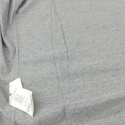 【中古】ジョルジオアルマーニ GIORGIO ARMANI コットンジャージー ダブルジップ カジュアルシャツ ネイビーxホワイト【 39 】【 状態ランクD 】【 メンズ 】