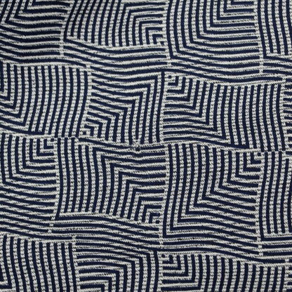 【中古】ジョルジオアルマーニ GIORGIO ARMANI コットンジャージー ダブルジップ カジュアルシャツ ネイビーxホワイト【 39 】【 状態ランクD 】【 メンズ 】