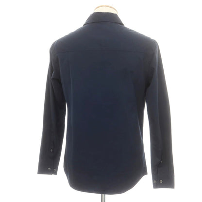 【中古】ジョルジオアルマーニ GIORGIO ARMANI コットン カジュアルシャツ ネイビー【 38 】【 状態ランクB 】【 メンズ 】