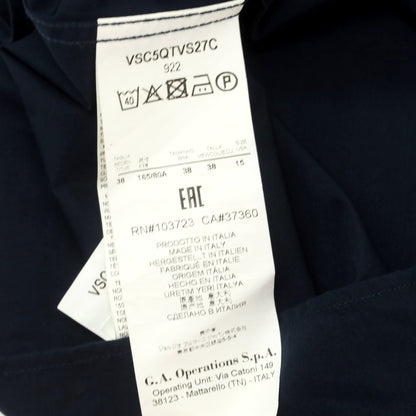 【中古】ジョルジオアルマーニ GIORGIO ARMANI コットン カジュアルシャツ ネイビー【 38 】【 状態ランクB 】【 メンズ 】