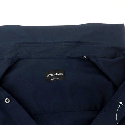 【中古】ジョルジオアルマーニ GIORGIO ARMANI コットン カジュアルシャツ ネイビー【 38 】【 状態ランクB 】【 メンズ 】