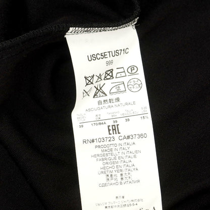 【中古】ジョルジオアルマーニ GIORGIO ARMANI コットン系 ベロア カジュアルシャツ ブラック【 39 】【 状態ランクB 】【 メンズ 】