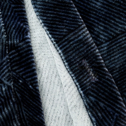 【中古】ジョルジオアルマーニ GIORGIO ARMANI コットン系 ベロア スナップダウン カジュアルシャツ ネイビー【 36 】【 状態ランクB 】【 メンズ 】