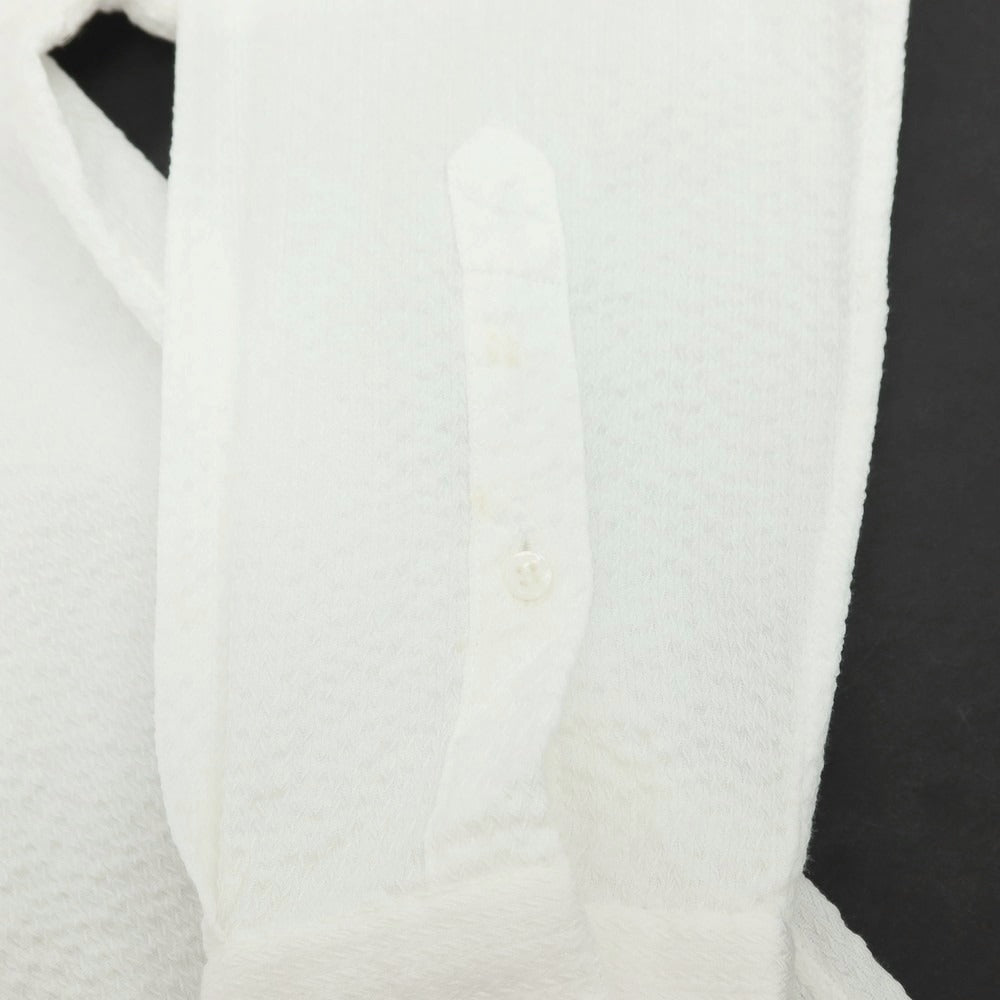 【中古】ジョルジオアルマーニ GIORGIO ARMANI コットン カジュアルシャツ ホワイト【サイズ38】【 状態ランクB 】【 メンズ 】