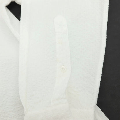 【中古】ジョルジオアルマーニ GIORGIO ARMANI コットン カジュアルシャツ ホワイト【サイズ38】【 状態ランクB 】【 メンズ 】