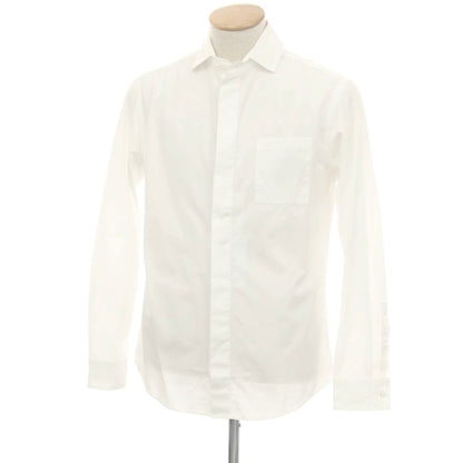 【中古】ジョルジオアルマーニ GIORGIO ARMANI コットン カジュアルシャツ ホワイト【 38 】【 状態ランクC 】【 メンズ 】