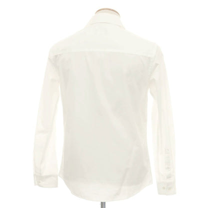 【中古】ジョルジオアルマーニ GIORGIO ARMANI コットン カジュアルシャツ ホワイト【 38 】【 状態ランクC 】【 メンズ 】