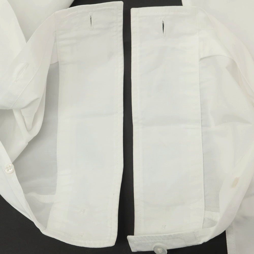 【中古】ジョルジオアルマーニ GIORGIO ARMANI コットン カジュアルシャツ ホワイト【 38 】【 状態ランクC 】【 メンズ 】