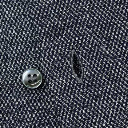 【中古】ジョルジオアルマーニ GIORGIO ARMANI コットンジャージー 半袖シャツ ネイビーxホワイト【サイズ40】【 状態ランクB 】【 メンズ 】