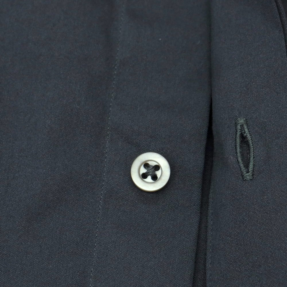 【中古】ジルサンダー JIL SANDER ストレッチ コットンナイロン レギュラーカラー カジュアルシャツ ダークグレー【 38 】【 状態ランクB 】【 メンズ 】