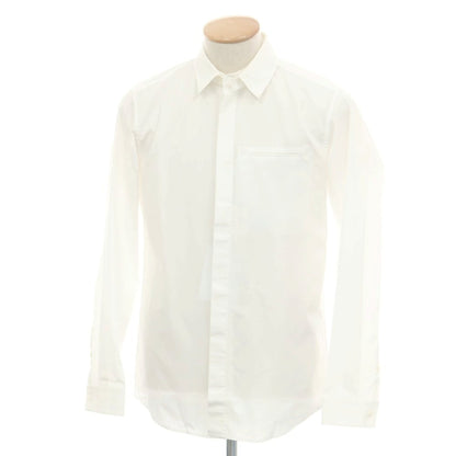 【中古】ジルサンダー JIL SANDER TUESDAY 2way コットン カジュアルシャツ ホワイト【 38 】【 状態ランクB 】【 メンズ 】