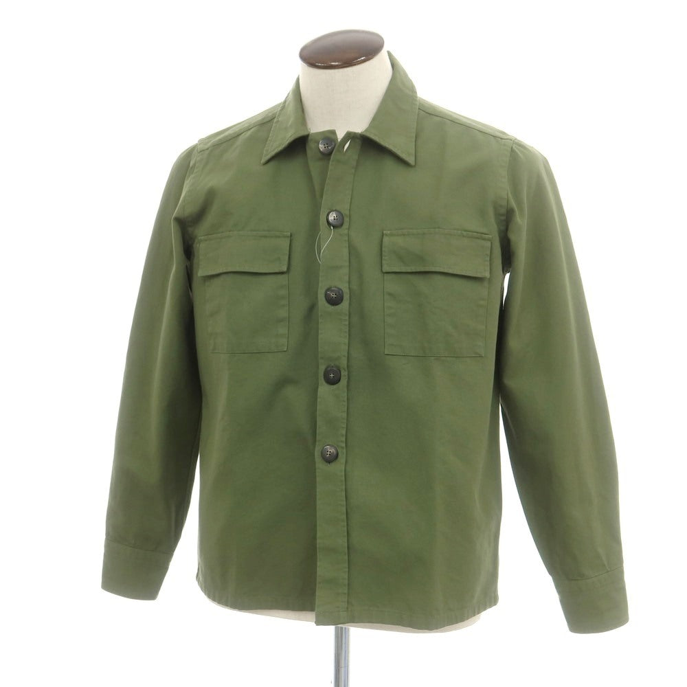 【中古】ギローバー GUY ROVER コットン カジュアルシャツ グラスグリーン【 L 】【 状態ランクB 】【 メンズ 】