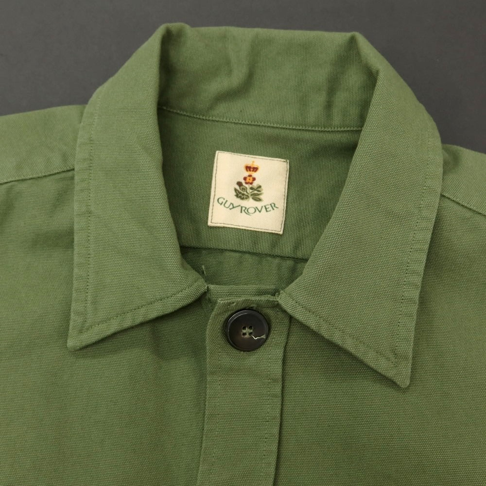 【中古】ギローバー GUY ROVER コットン カジュアルシャツ グラスグリーン【 L 】【 状態ランクB 】【 メンズ 】