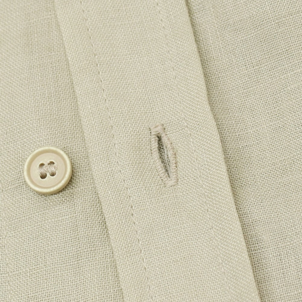 【中古】ファルコネリ Falconeri リネン カジュアルシャツ ベージュ【サイズ48】【 状態ランクB 】【 メンズ 】