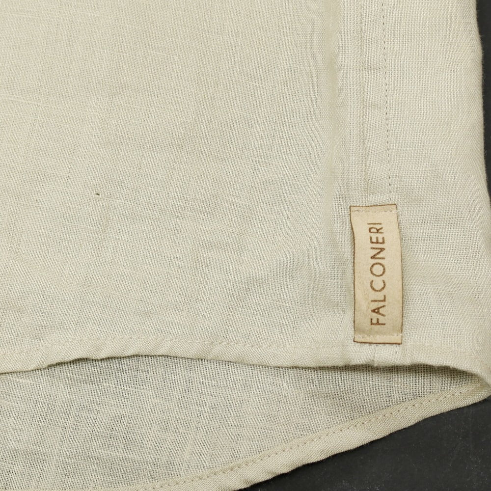 【中古】ファルコネリ Falconeri リネン カジュアルシャツ ベージュ【サイズ48】【 状態ランクB 】【 メンズ 】