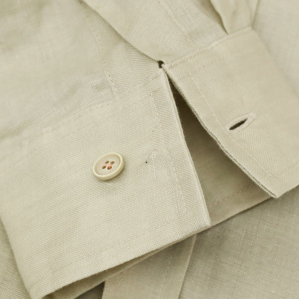 【中古】ファルコネリ Falconeri リネン カジュアルシャツ ベージュ【サイズ48】【 状態ランクB 】【 メンズ 】