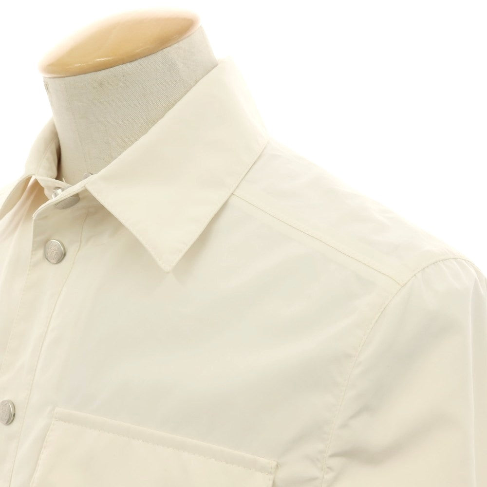 【中古】ブルネロクチネリ Brunello Cucinelli ポリエステルナイロン ブルゾン アイボリー【 44 】【 状態ランクB 】【 メンズ 】