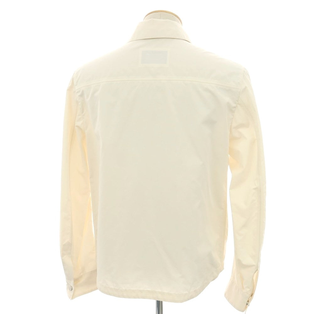 【中古】ブルネロクチネリ Brunello Cucinelli ポリエステルナイロン ブルゾン アイボリー【 44 】【 状態ランクB 】【 メンズ 】