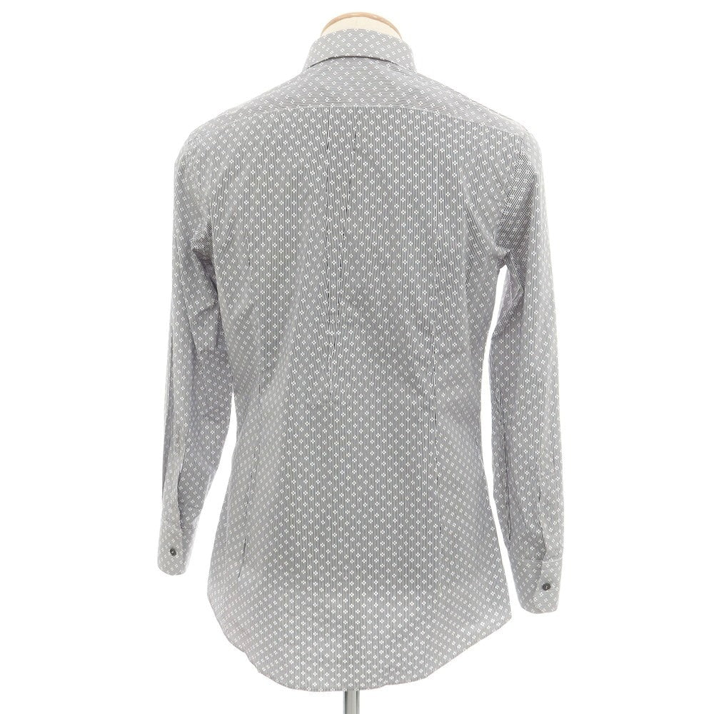 【中古】ドルチェアンドガッバーナ DOLCE&amp;GABBANA GOLD コットン ボタンダウン カジュアルシャツ ブラックxホワイト【 38 】【 状態ランクB 】【 メンズ 】