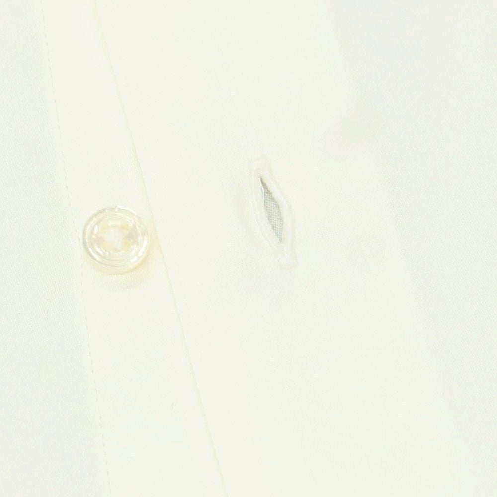 【中古】ランバンコレクション LANVIN COLLECTION コットン ホリゾンタルカラー ドレスシャツ ホワイト【 表記なし（S位） 】【 状態ランクB 】【 メンズ 】