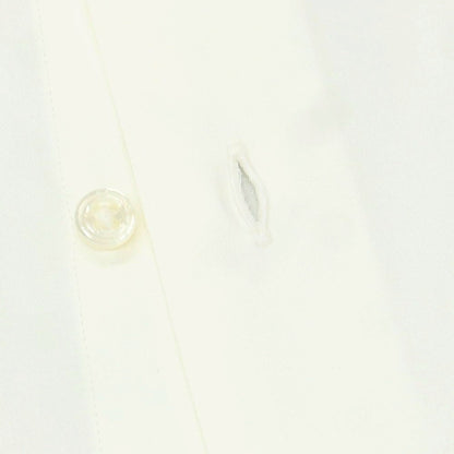 【中古】ランバンコレクション LANVIN COLLECTION コットン ホリゾンタルカラー ドレスシャツ ホワイト【 表記なし（S位） 】【 状態ランクB 】【 メンズ 】