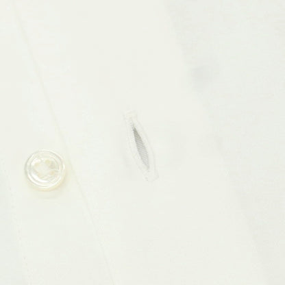 【中古】ランバンコレクション LANVIN COLLECTION コットン スタンドカラー カジュアルシャツ ホワイト【 表記なし（S位） 】【 状態ランクA 】【 メンズ 】