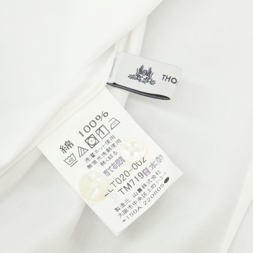 【中古】ランバンコレクション LANVIN COLLECTION コットン スタンドカラー カジュアルシャツ ホワイト【 表記なし（S位） 】【 状態ランクA 】【 メンズ 】