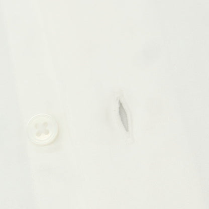 【中古】ランバンコレクション LANVIN COLLECTION コットン スタンドカラー カジュアルシャツ ホワイト【 表記なし（XS位） 】【 状態ランクB 】【 メンズ 】