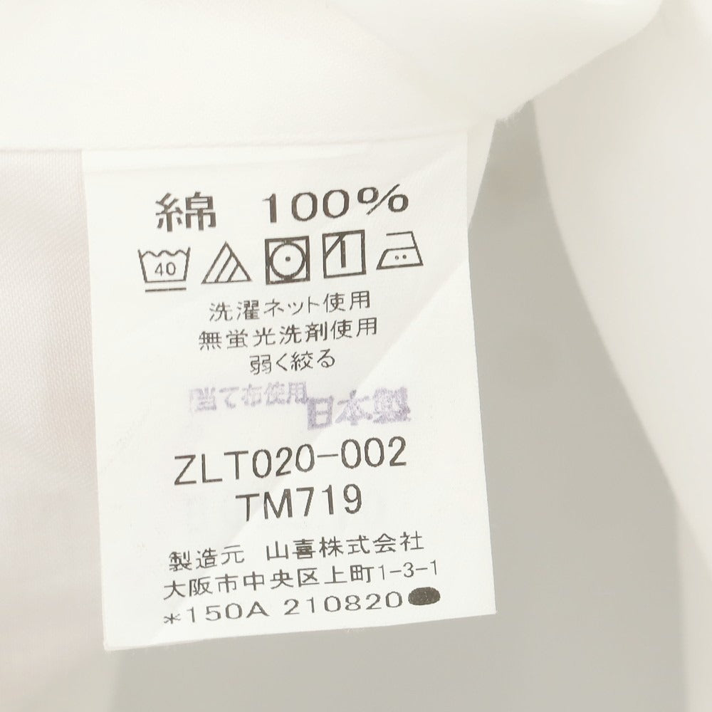 【中古】ランバンコレクション LANVIN COLLECTION コットン スタンドカラー カジュアルシャツ ホワイト【 表記なし（XS位） 】【 状態ランクB 】【 メンズ 】