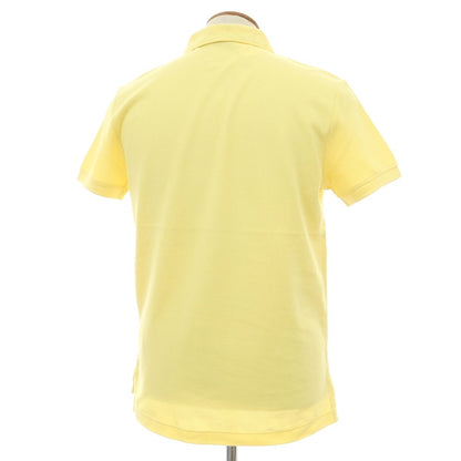 【中古】ポロ ラルフローレン Polo Ralph Lauren 鹿の子 コットン 半袖ポロシャツ イエロー【サイズM】【 状態ランクA 】【 メンズ 】