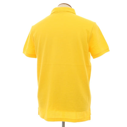 【中古】ポロ ラルフローレン Polo Ralph Lauren 鹿の子 コットン 半袖ポロシャツ イエロー【サイズM】【 状態ランクA 】【 メンズ 】