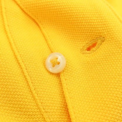 【中古】ポロ ラルフローレン Polo Ralph Lauren 鹿の子 コットン 半袖ポロシャツ イエロー【サイズM】【 状態ランクA 】【 メンズ 】