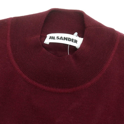 【中古】ジルサンダー JIL SANDER ハイゲージウール ハイネックニット バーガンディ【 46 】【 状態ランクB 】【 メンズ 】