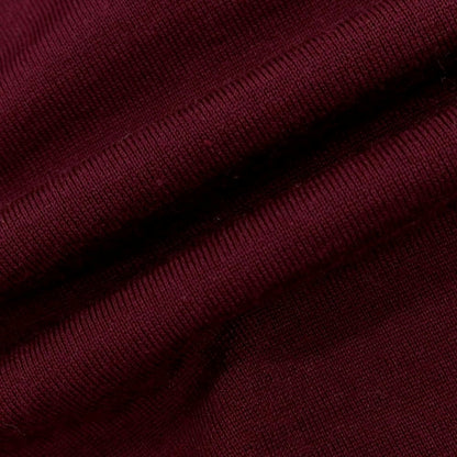 【中古】ジルサンダー JIL SANDER ハイゲージウール ハイネックニット バーガンディ【 46 】【 状態ランクB 】【 メンズ 】