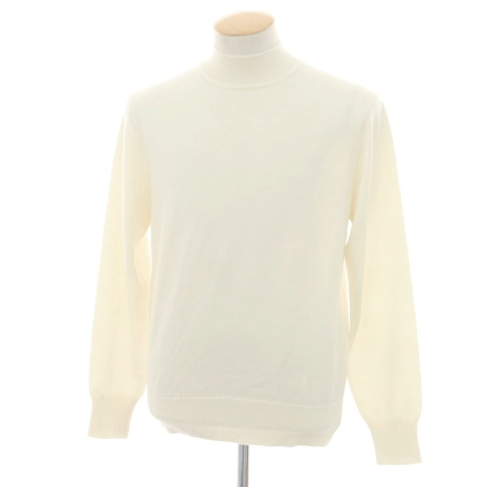【中古】ジョゼフオム JOSEPH HOMME ウール ハイネックニット オフホワイト【 46 】【 状態ランクA 】【 メンズ 】