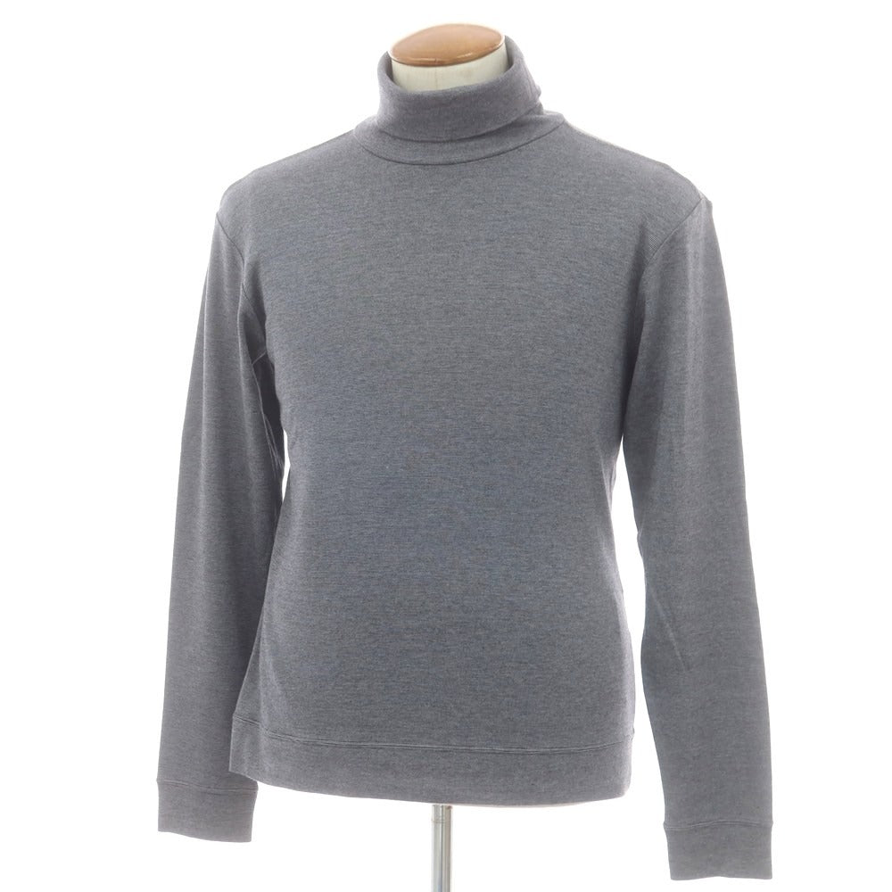 【中古】ジョゼフオム JOSEPH HOMME コットンレーヨン タートルネック長袖Tシャツ カットソー グレー【 46 】【 状態ランクA 】【 メンズ 】