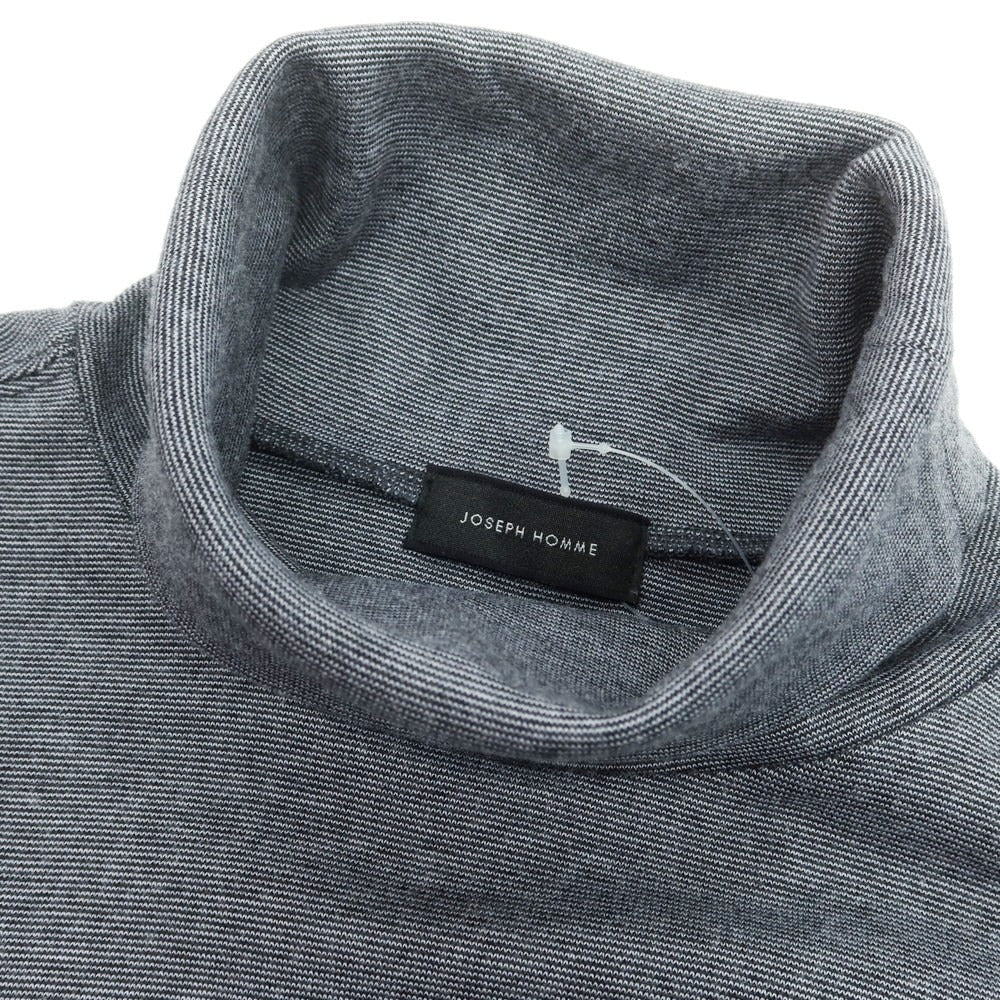 【中古】ジョゼフオム JOSEPH HOMME コットンレーヨン タートルネック長袖Tシャツ カットソー グレー【 46 】【 状態ランクA 】【 メンズ 】