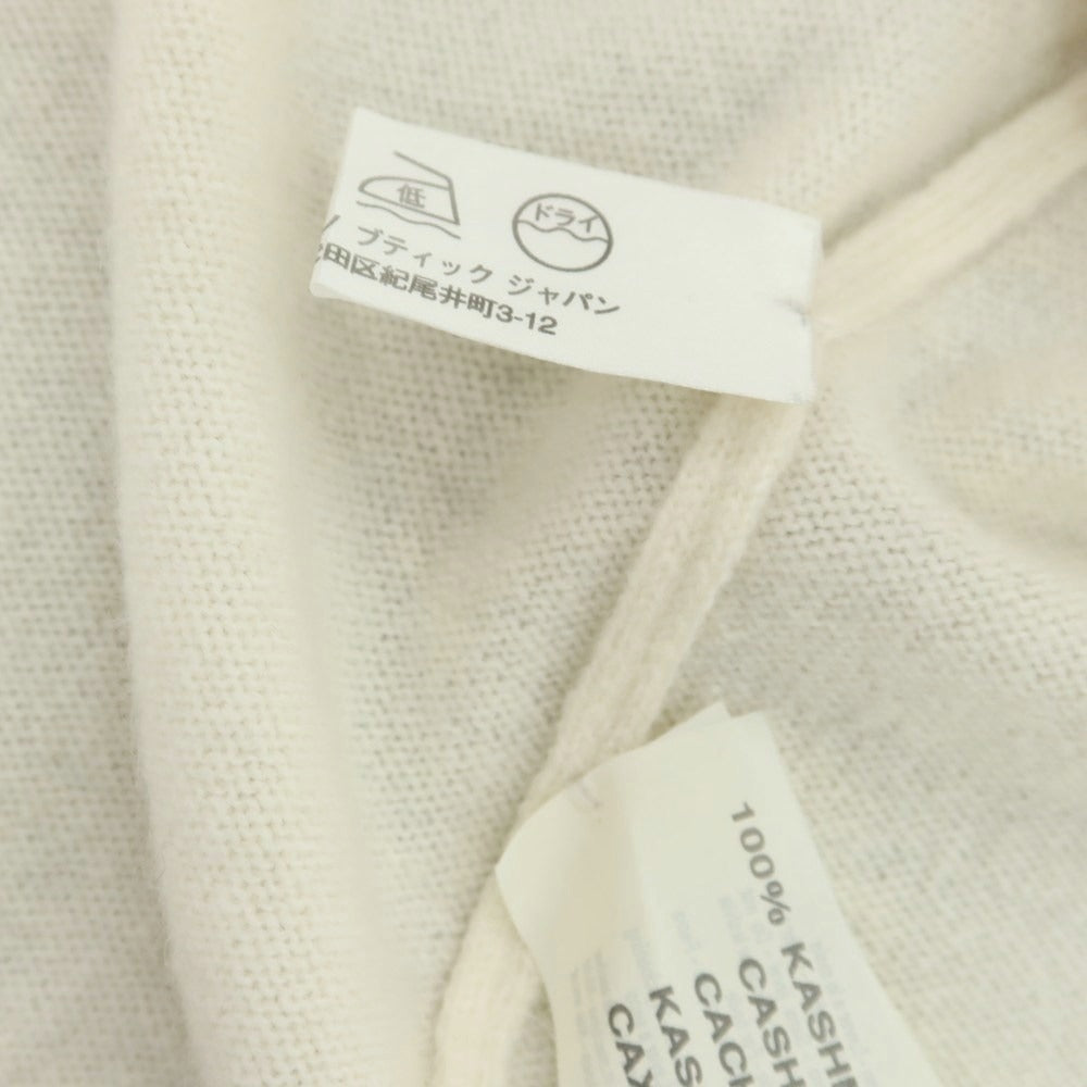 【中古】ヴァレンティノ VALENTINO カシミヤ 半袖タートルネックニット オフホワイト【 50 】【 状態ランクB 】【 メンズ 】