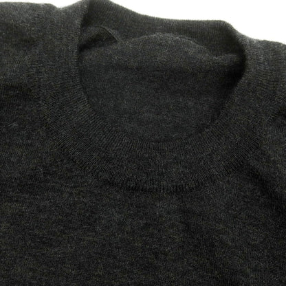 【中古】ドルチェアンドガッバーナ DOLCE&amp;GABBANA ハイゲージカシミヤ クルーネックニット チャコールグレー【 46 】【 状態ランクB 】【 メンズ 】