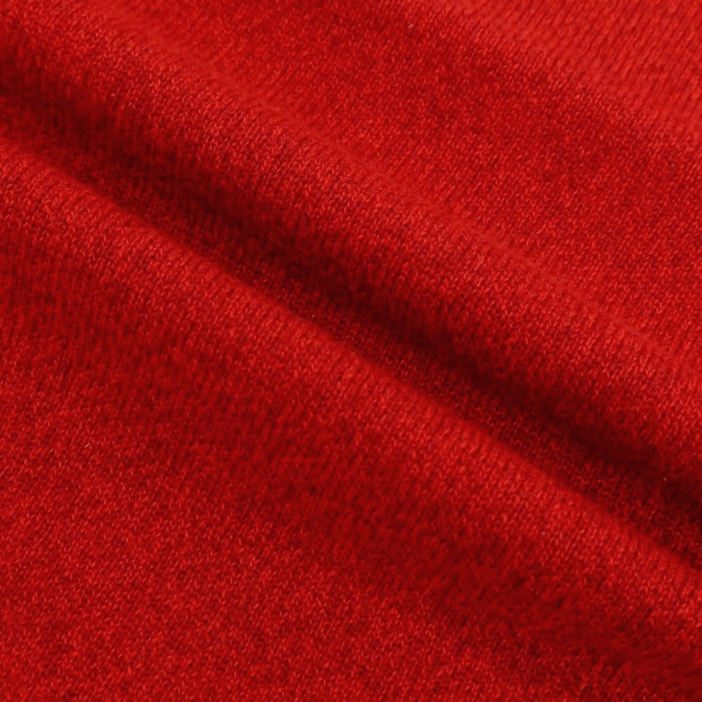 【中古】レセント LeCENT カシミヤ Vネックニット レッド【 M 】【 状態ランクA 】【 メンズ 】