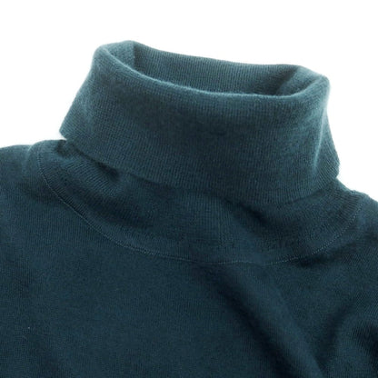 【中古】トゥモローランド TOMORROWLAND ハイゲージカシミヤシルク タートルネックニット ダークグリーン【 S 】【 状態ランクB 】【 メンズ 】