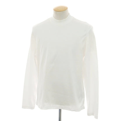 【中古】ブルネロクチネリ Brunello Cucinelli コットン モックネック 長袖Ｔシャツ ホワイト【 S 】【 状態ランクC 】【 メンズ 】