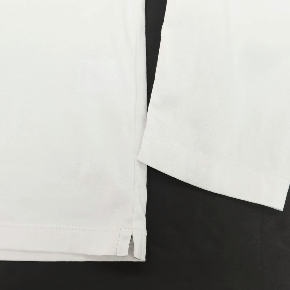 【中古】ブルネロクチネリ Brunello Cucinelli コットン モックネック 長袖Ｔシャツ ホワイト【 S 】【 状態ランクC 】【 メンズ 】