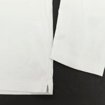 【中古】ブルネロクチネリ Brunello Cucinelli コットン モックネック 長袖Ｔシャツ ホワイト【 S 】【 状態ランクC 】【 メンズ 】