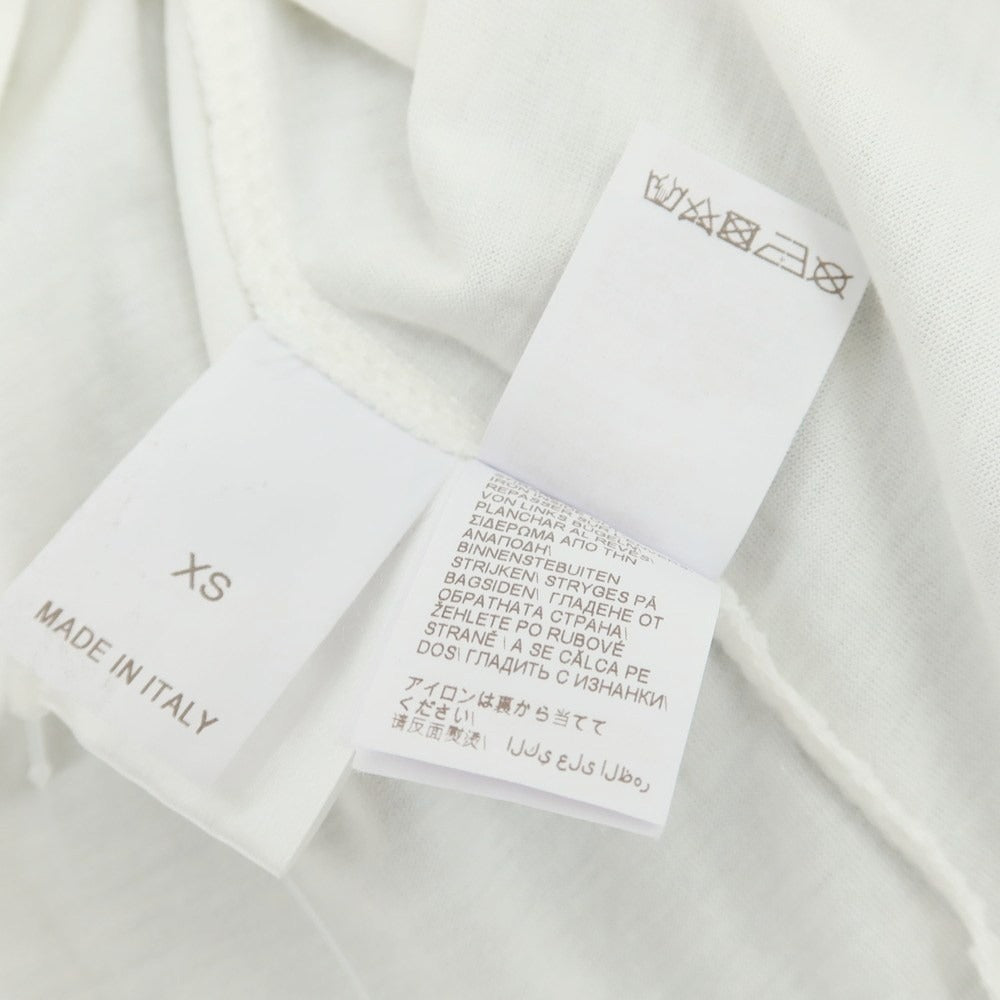 【中古】ブルネロクチネリ Brunello Cucinelli コットン Vネック 長袖Ｔシャツ オフホワイト【 XS 】【 状態ランクB 】【 メンズ 】
