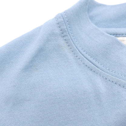 【中古】ブルネロクチネリ Brunello Cucinelli コットン クルーネック 半袖Ｔシャツ ライトブルー【サイズS】【 状態ランクB 】【 メンズ 】