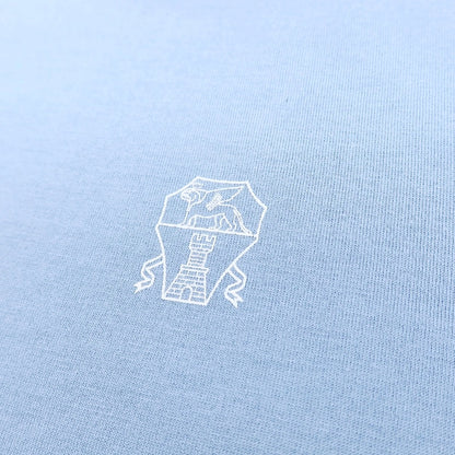 【中古】ブルネロクチネリ Brunello Cucinelli コットン クルーネック 半袖Ｔシャツ ライトブルー【サイズS】【 状態ランクB 】【 メンズ 】