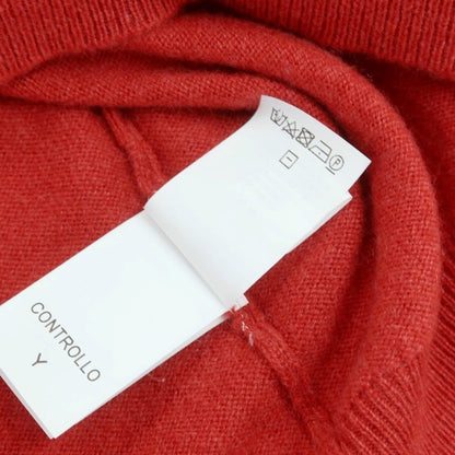 【中古】ブルネロクチネリ Brunello Cucinelli カシミヤ ハーフジップニット レッド系【 46 】【 状態ランクA 】【 メンズ 】